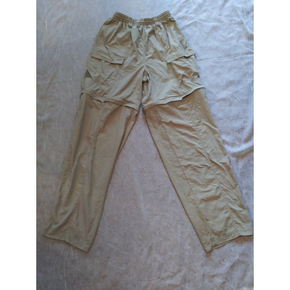 Columbia PFG Performance Fishing Gear Convertible Light Brown Pants Large